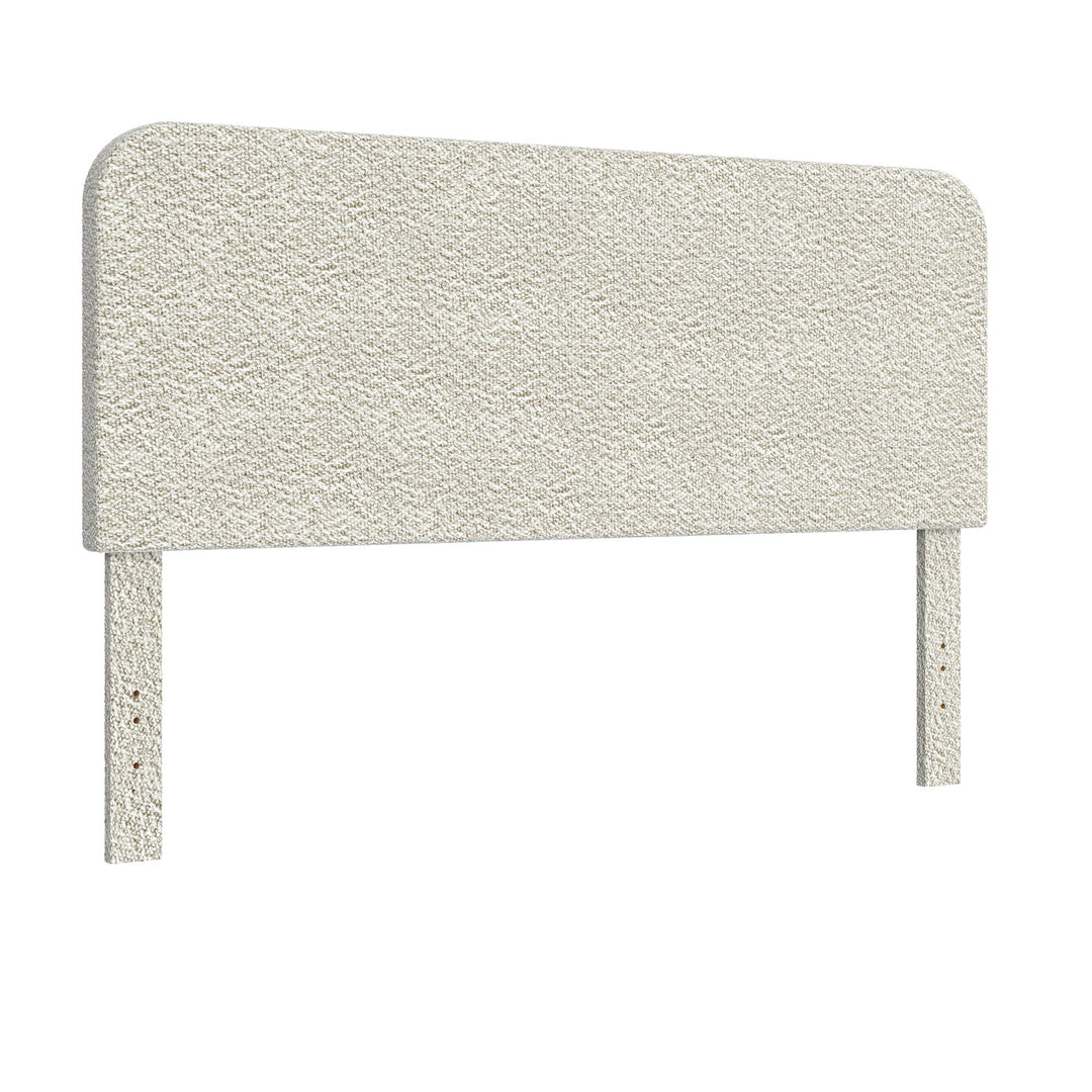 Juliet Full/Queen Boucle Headboard - Ivory Boucle - Full/Queen