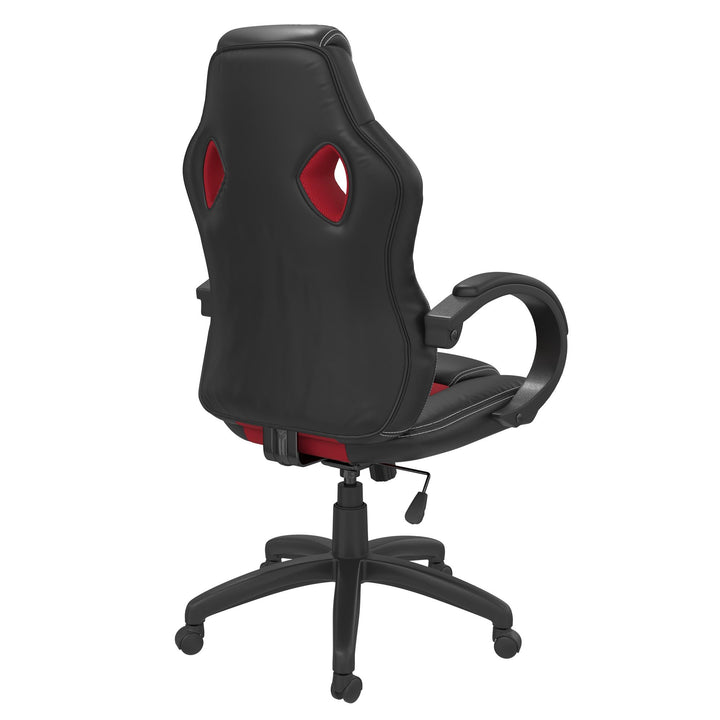 Vortex Gaming and Office Faux Leather High Back Chair - Red - 1-Seater