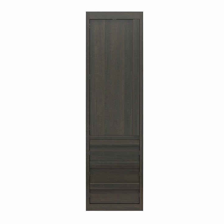 Paramount Armoire Wardrobe Storage Cabinet with Drawers - Espresso