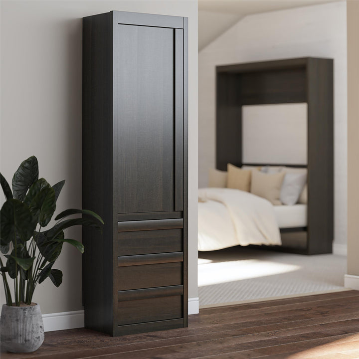Paramount Armoire Wardrobe Storage Cabinet with Drawers - Espresso
