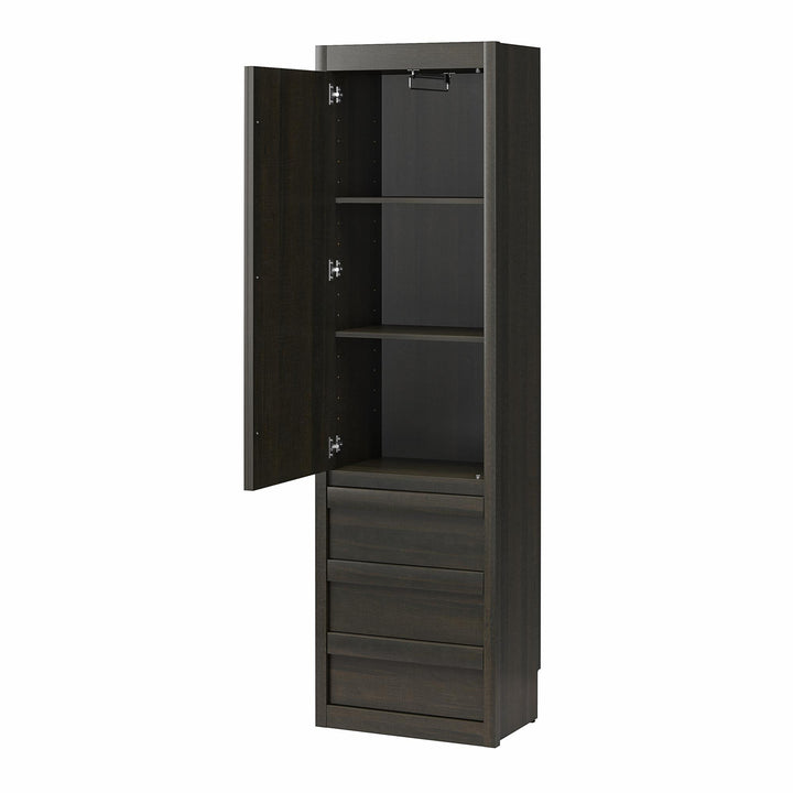Paramount Armoire Wardrobe Storage Cabinet with Drawers - Espresso