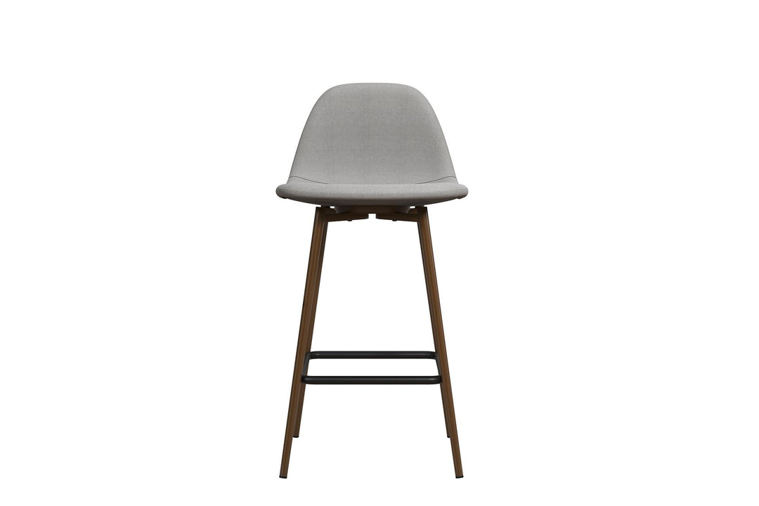 Copley Upholstered Counter Stool - Light Gray