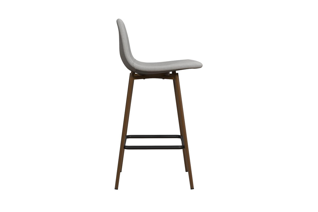Copley Upholstered Counter Stool - Light Gray