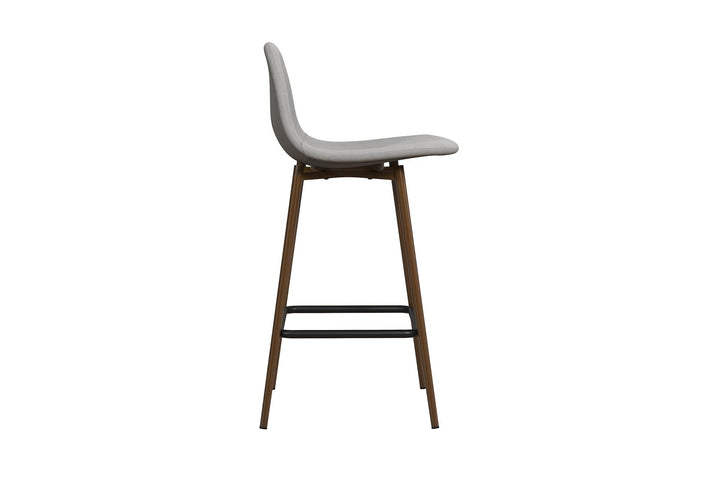 Copley Upholstered Counter Stool - Light Gray