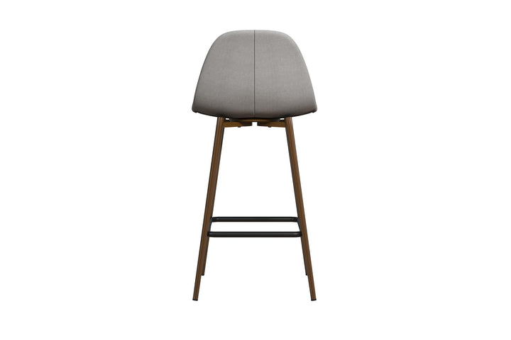Copley Upholstered Counter Stool - Light Gray