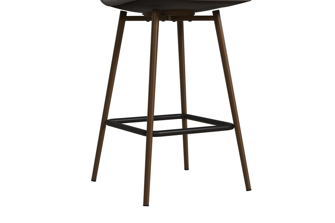 Copley Upholstered Counter Stool - Light Gray