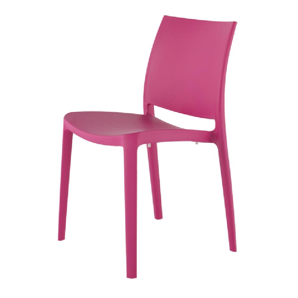 Sensilla Stackable Dining Chair, Set of 4 - Fuchsia Lagoon
