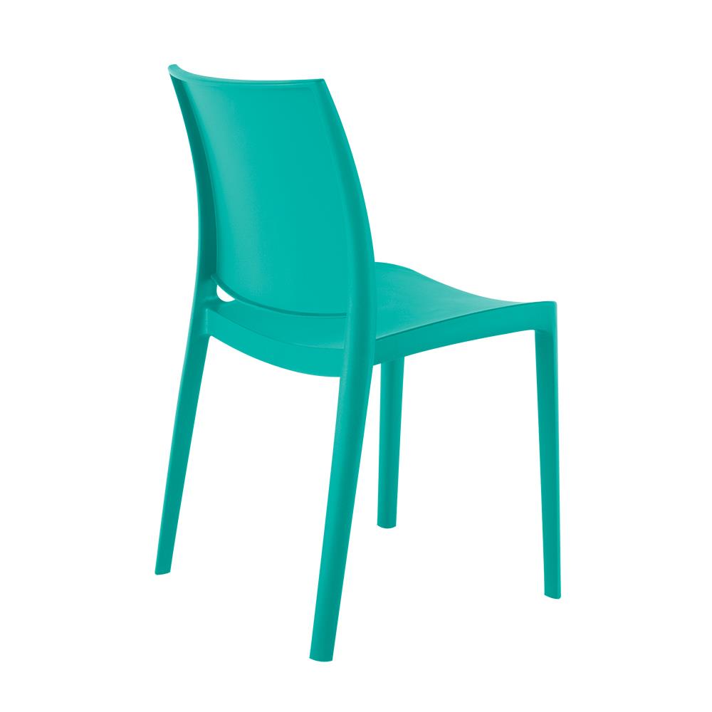 Sensilla Stackable Dining Chair, Set of 4 - Turkish Blue Lagoon