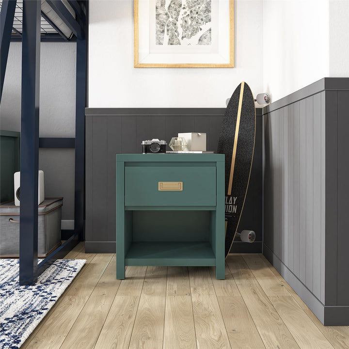 Monarch Hill Haven Kids 1 Drawer Nightstand - Hunter Green