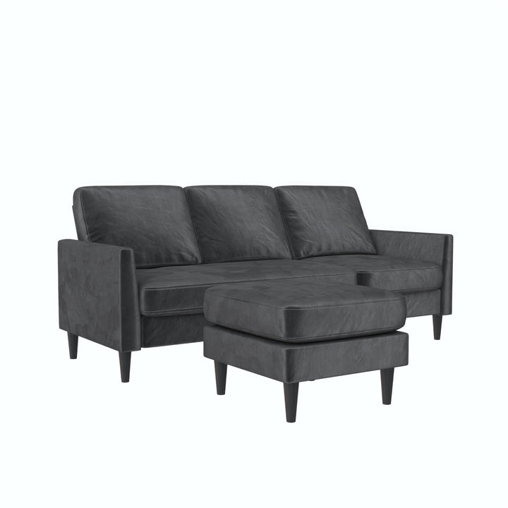 Winston Reversible Sofa Sectional - Dark Gray