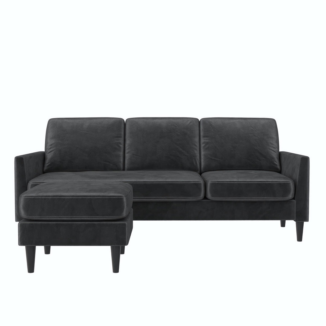 Winston Reversible Sofa Sectional - Dark Gray