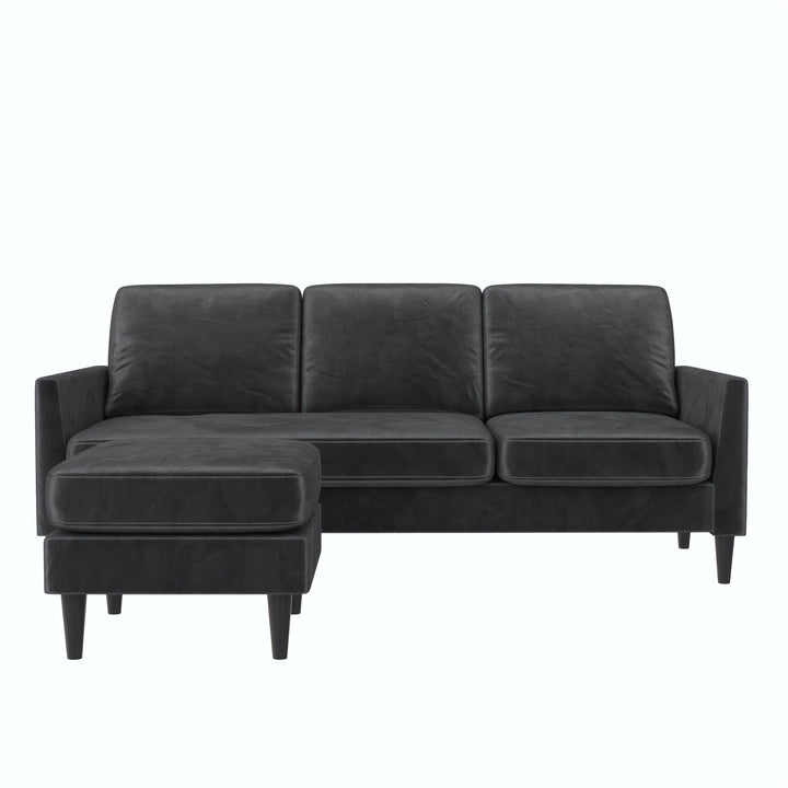 Winston Reversible Sofa Sectional - Dark Gray