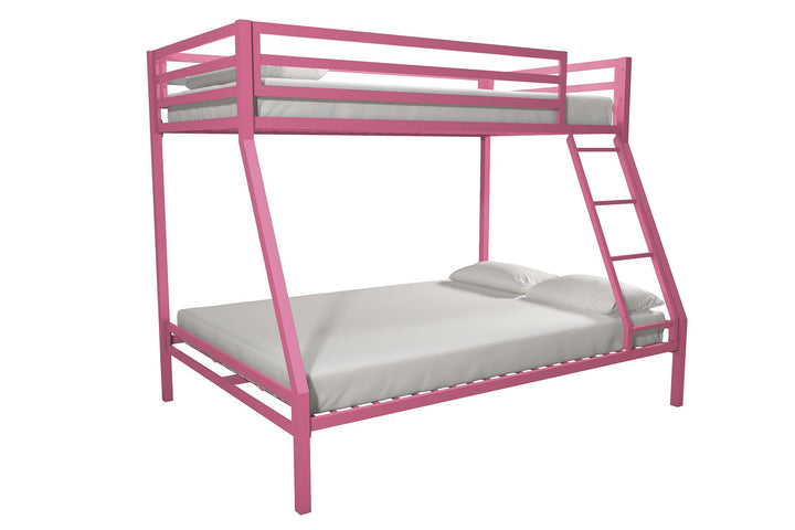 Twin-over-full bedroom solution -  Pink 