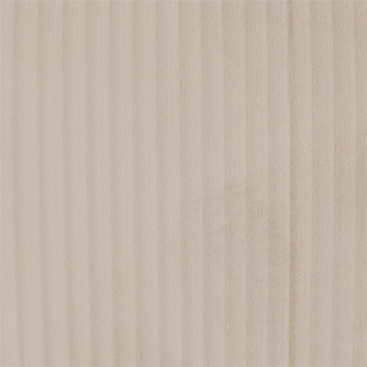 Hazen Armless Upholstered Corduroy Accent Chair - Ivory - 1-Seater