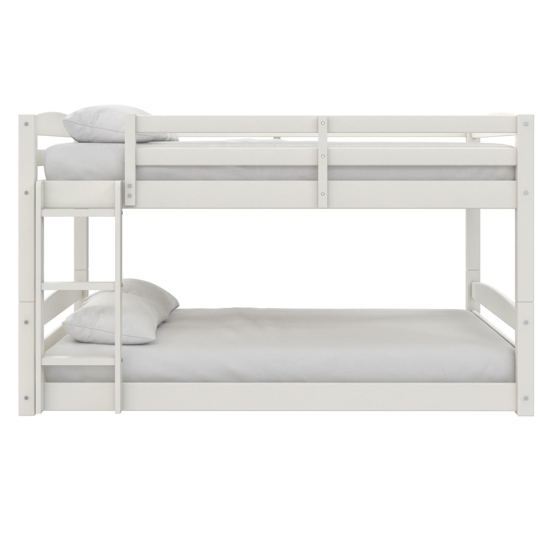 Sierra Bunk Bed for Children -  White  - Full-Over-Full