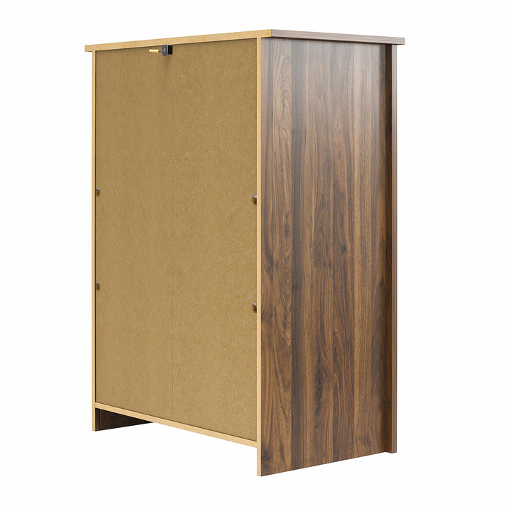 Brookshore Tall 4-Drawer Dresser - Columbia Walnut - 4 Drawer
