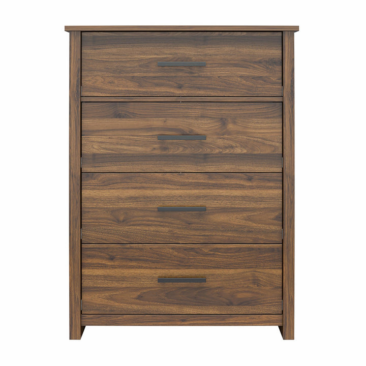 Brookshore Tall 4-Drawer Dresser - Columbia Walnut - 4 Drawer
