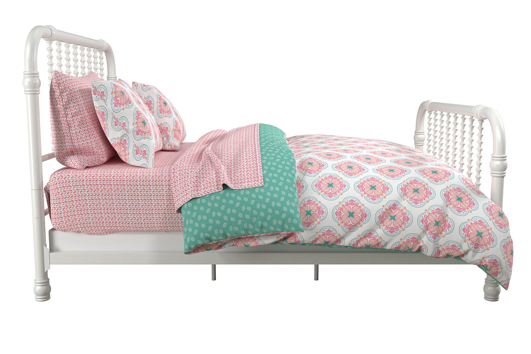 Jax Full 7-Piece Bedding Set with Wrinkle Resistant Lightweight Material - Pink - Full