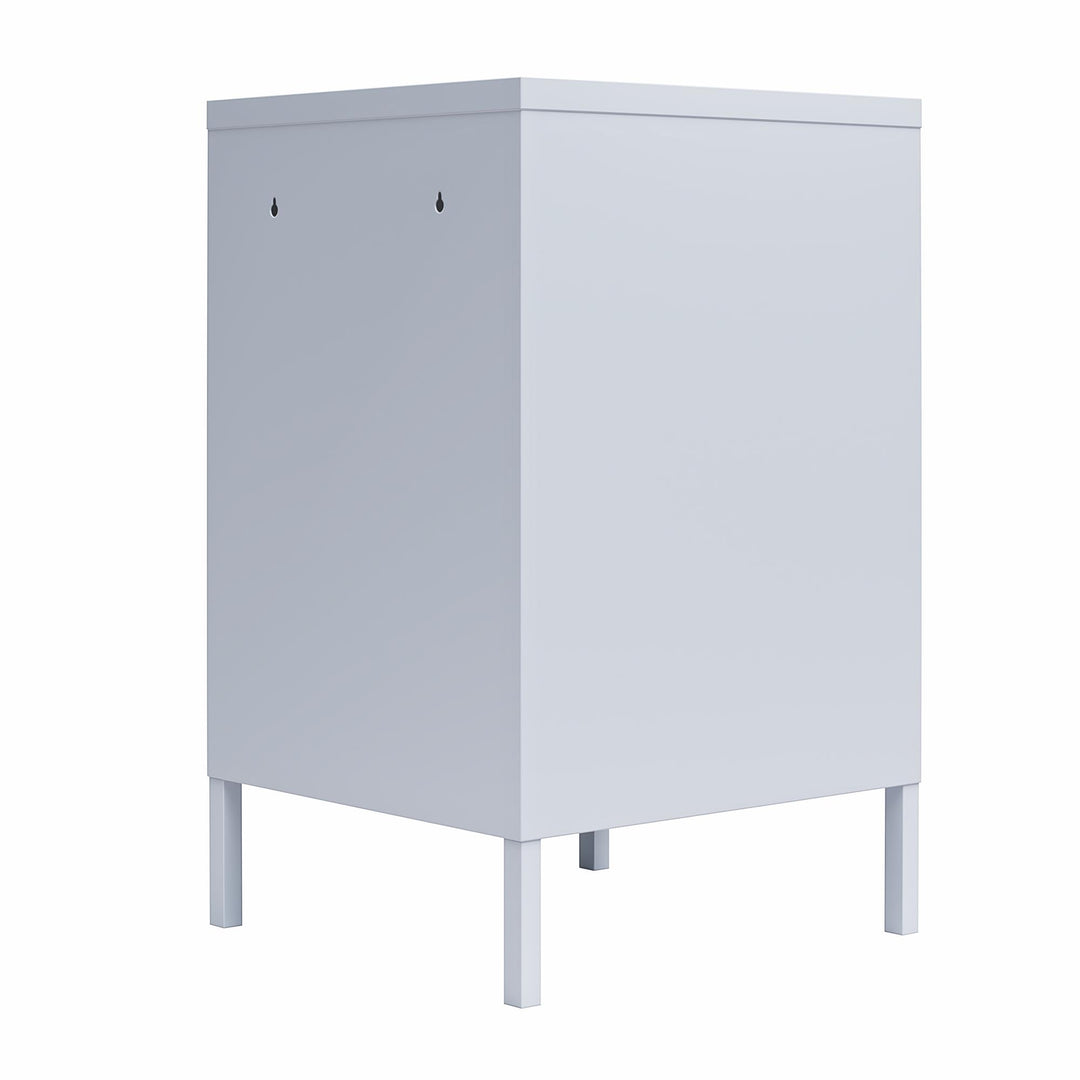 Cache 1 Door Metal Locker End Table - Powder Blue