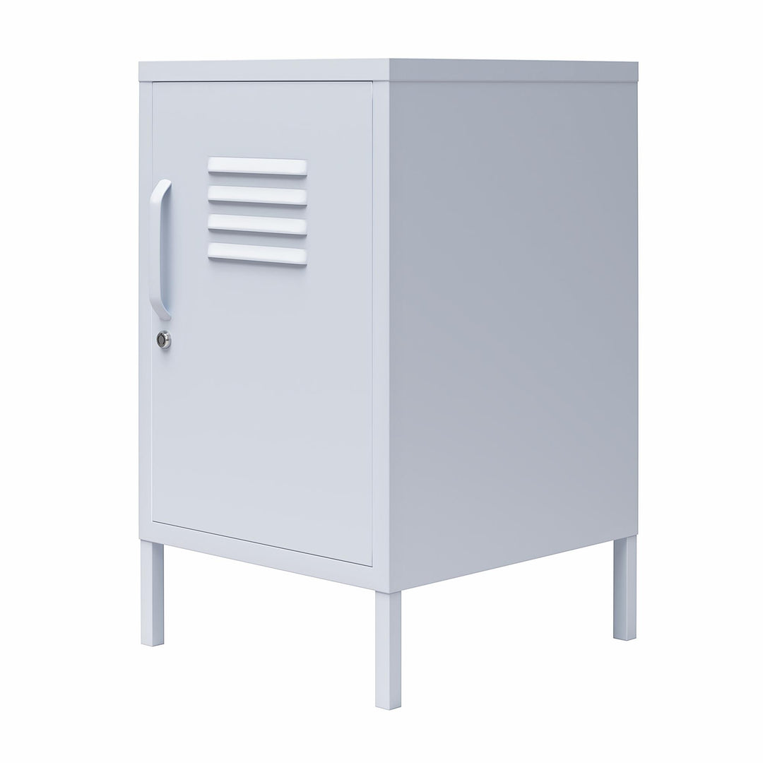 Cache 1 Door Metal Locker End Table - Powder Blue