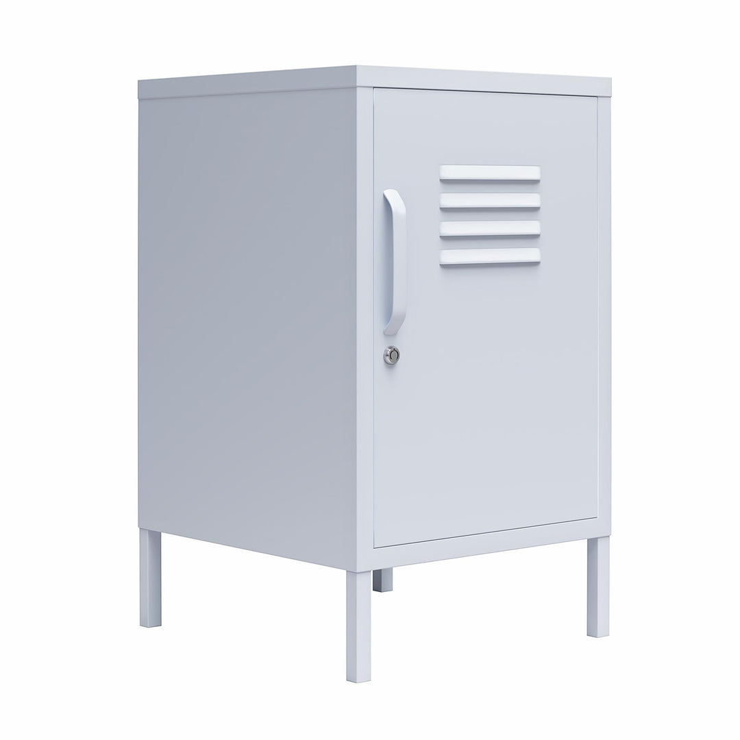 Cache 1 Door Metal Locker End Table - Powder Blue