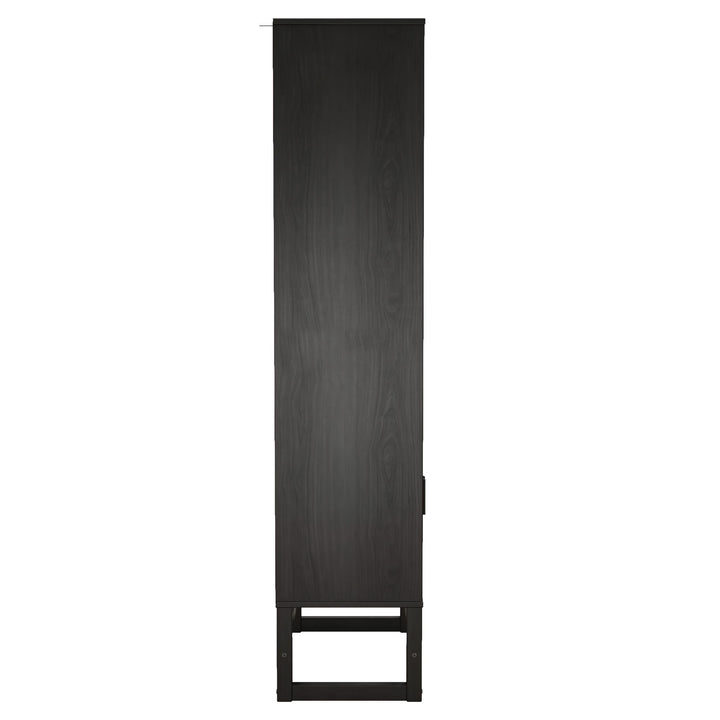 Talo 3 Shelf Bookcase with Closed Storage - Espresso