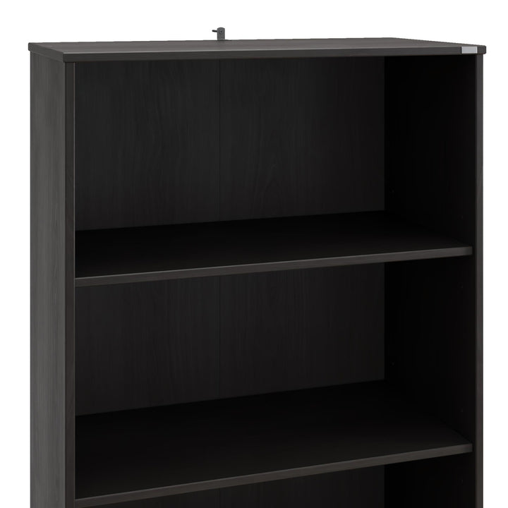 Talo 4 Shelf Bookcase with Open Storage - Espresso