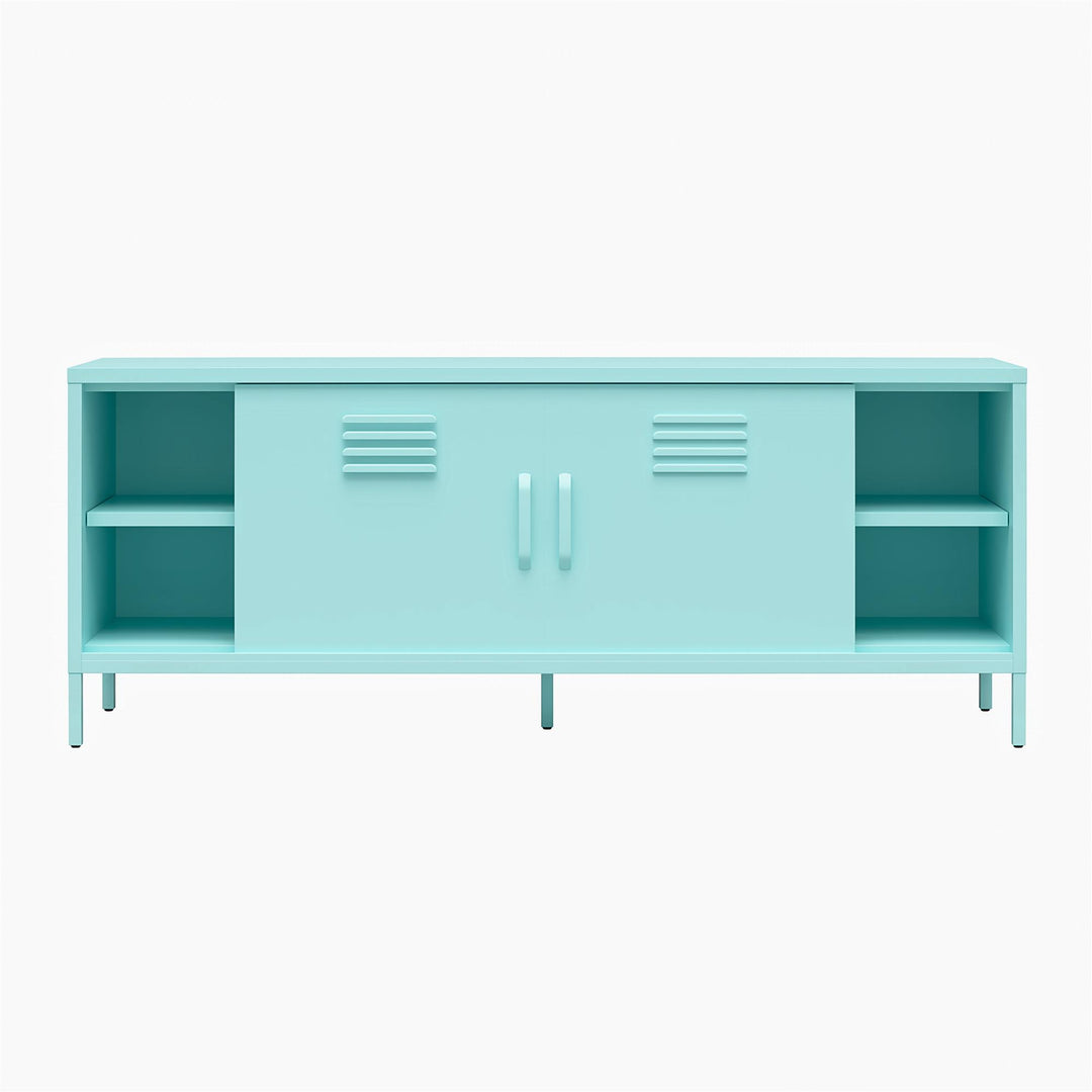 Cache Metal Locker-Style TV Stand for TVs up to 65" - Mint