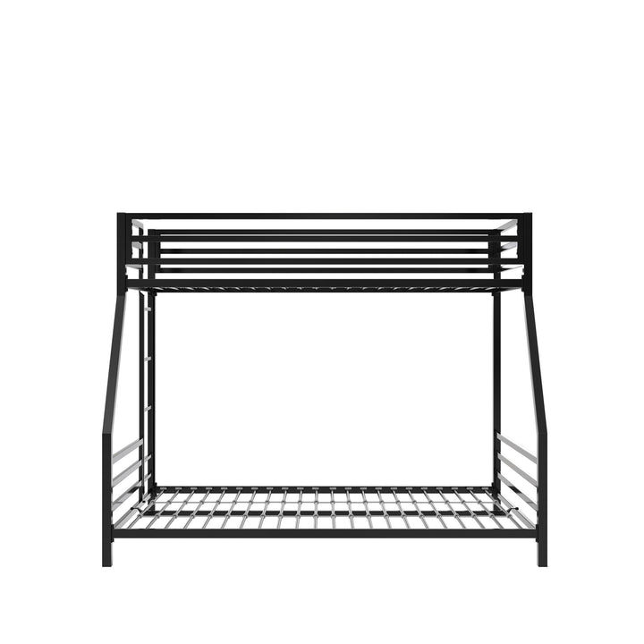 Signature Sleep Coen Metal Bunk Bed, Twin/Full, Black - Black - Twin-Over-Full