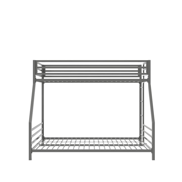 Signature Sleep Coen Metal Bunk Bed, Twin/Full, Silver - Silver - Twin-Over-Full