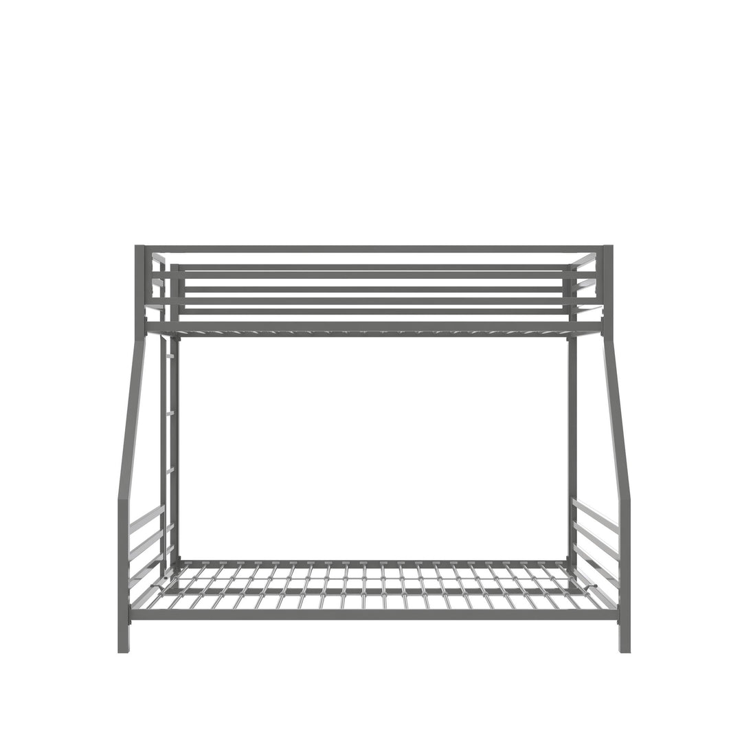 Signature Sleep Coen Metal Bunk Bed, Twin/Full, Silver - Silver - Twin-Over-Full