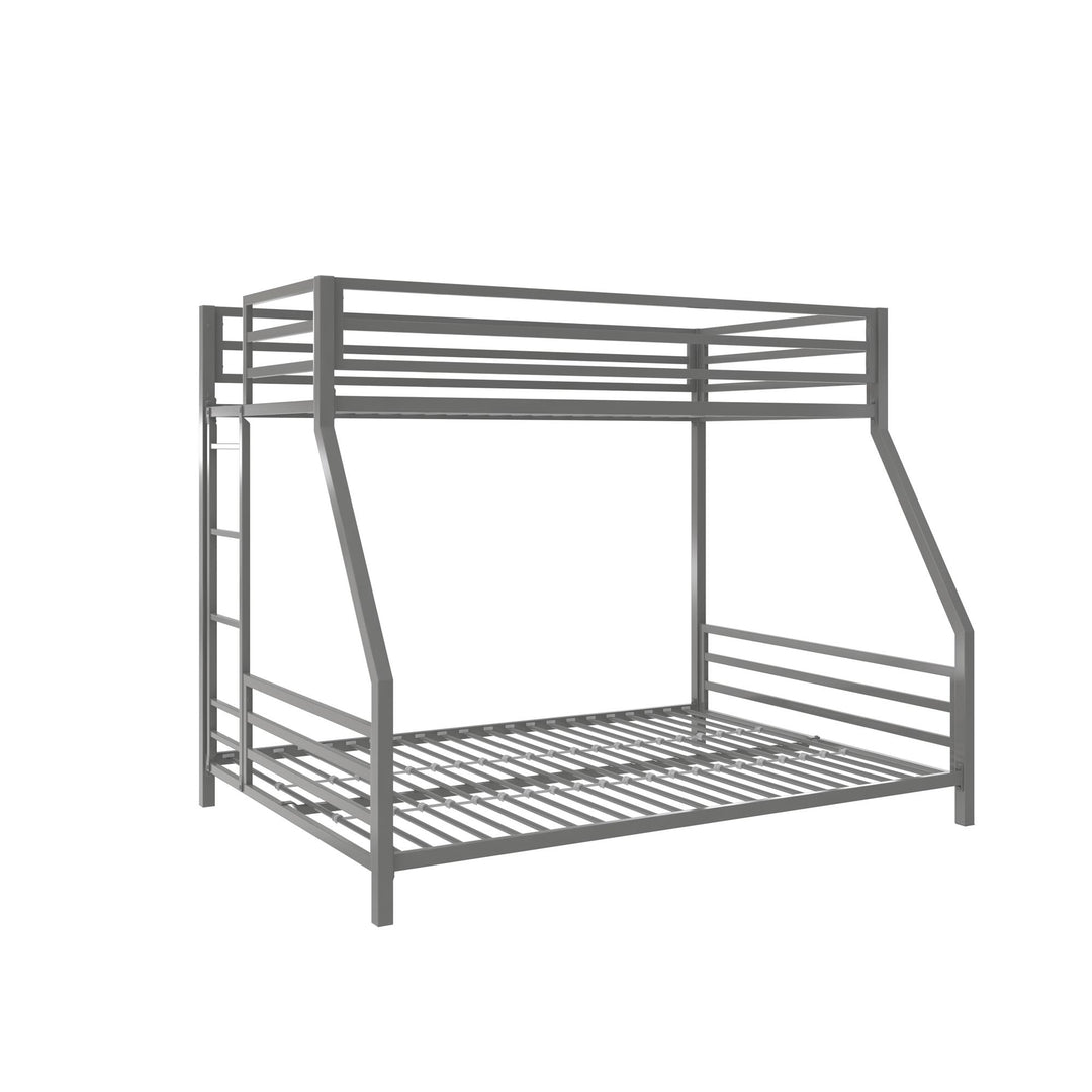 Signature Sleep Coen Metal Bunk Bed, Twin/Full, Silver - Silver - Twin-Over-Full