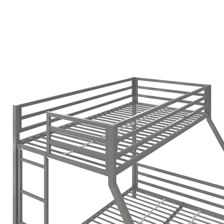 Signature Sleep Coen Metal Bunk Bed, Twin/Full, Silver - Silver - Twin-Over-Full