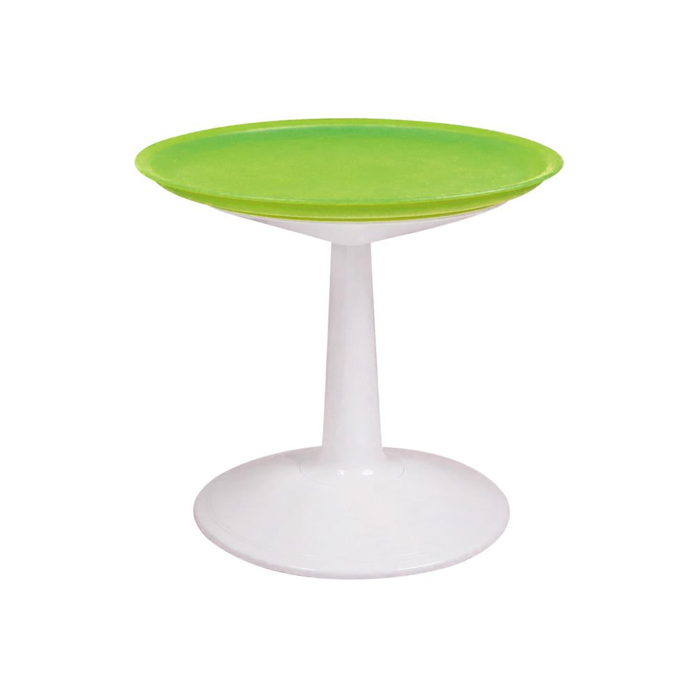 Sprout Round Asjustable Side Table - Green Lagoon