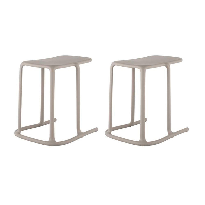 Uno C-Shape Side Table - Taupe Lagoon