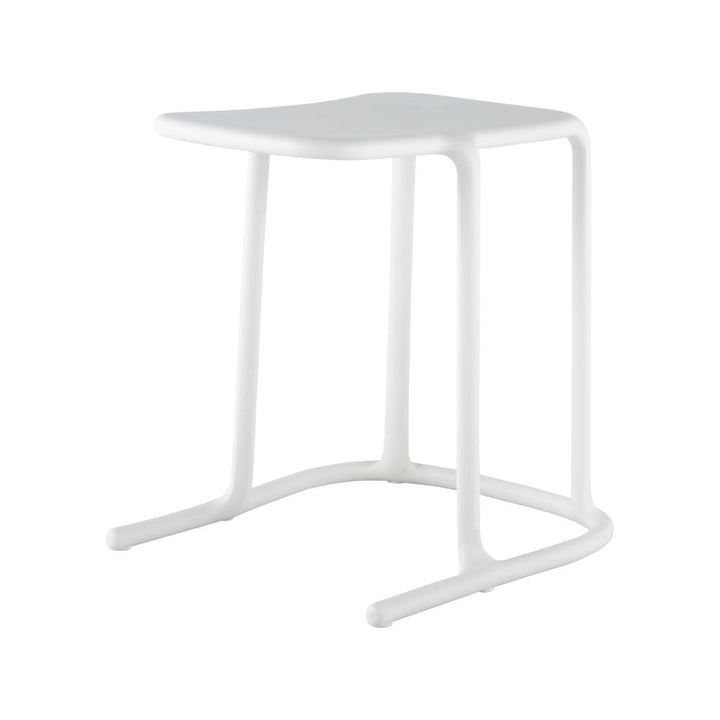 Uno C-Shape Side Table - Off White Lagoon