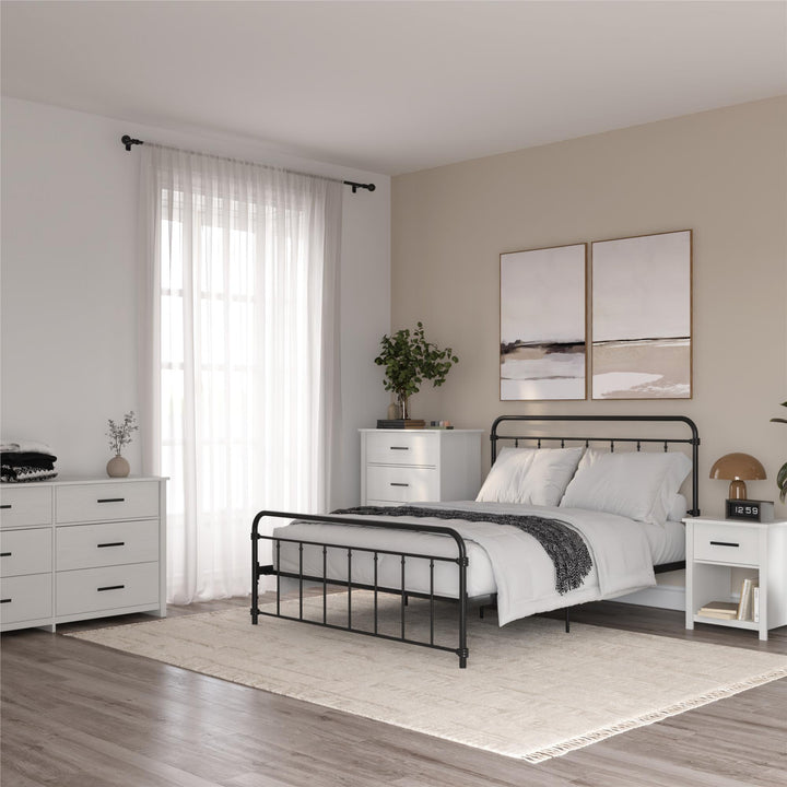 Brookshore Tall 4-Drawer Dresser - White - 4 Drawer