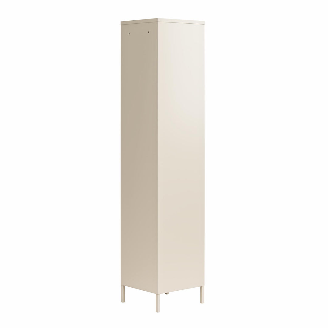 Cache Single Metal Locker Storage Cabinet - Parchment