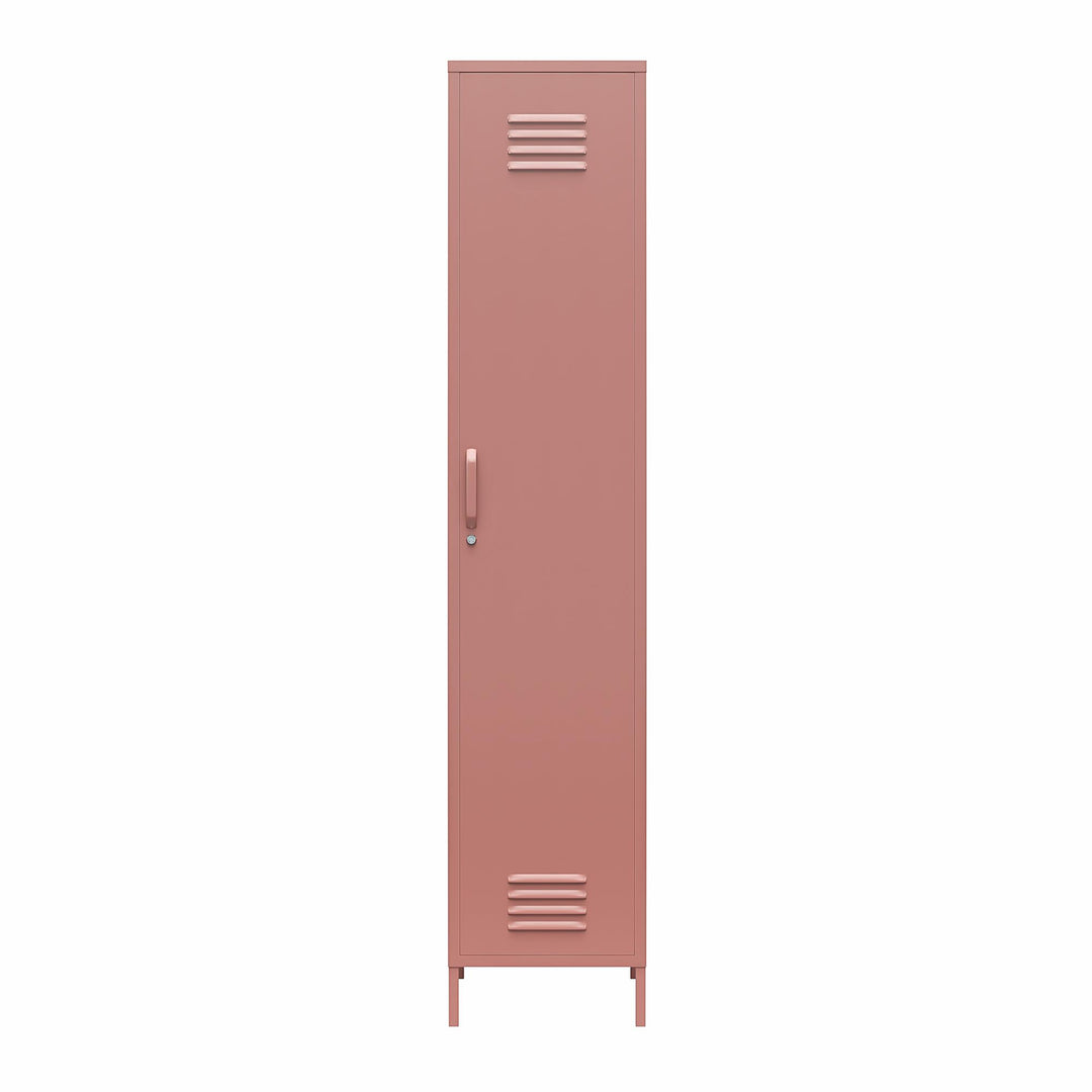 Cache Single Metal Locker Storage Cabinet - Dusty Rose