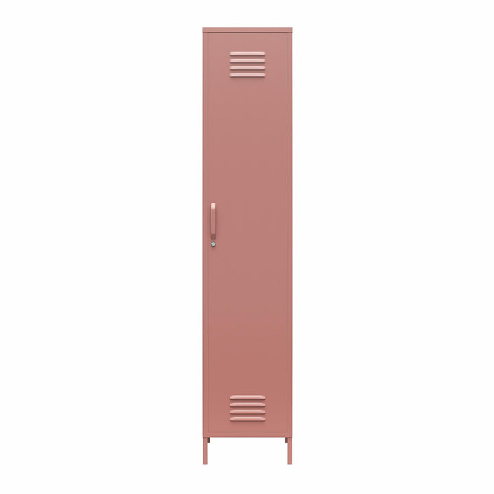 Cache Single Metal Locker Storage Cabinet - Dusty Rose