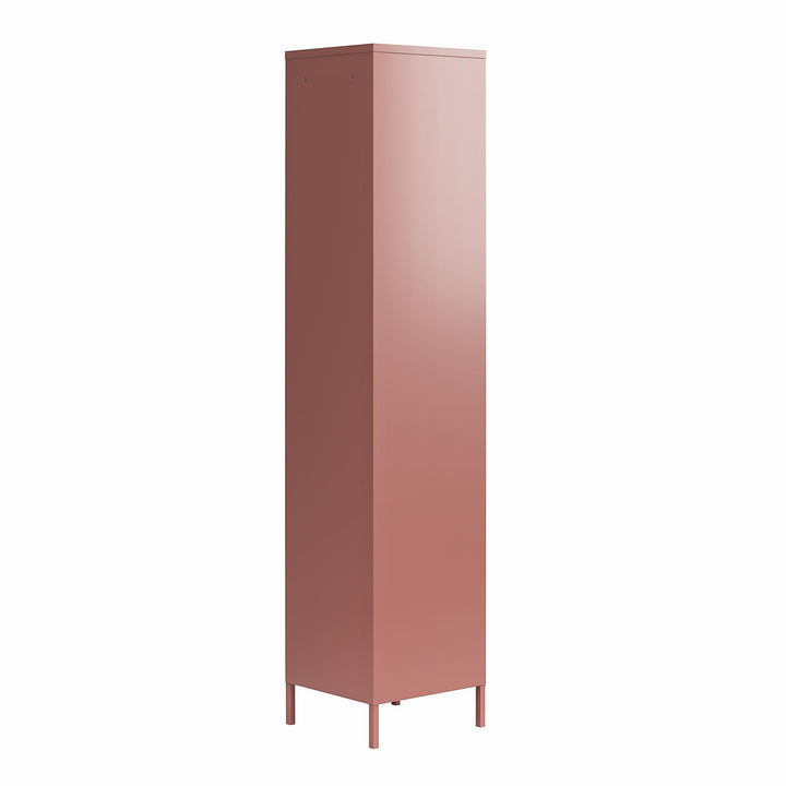 Cache Single Metal Locker Storage Cabinet - Dusty Rose