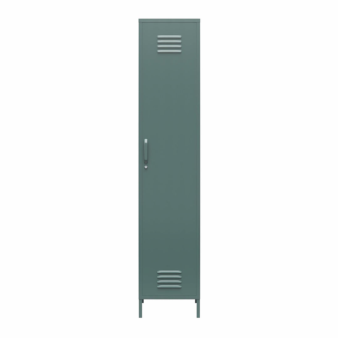 Cache Single Metal Locker Storage Cabinet - Hunter Green