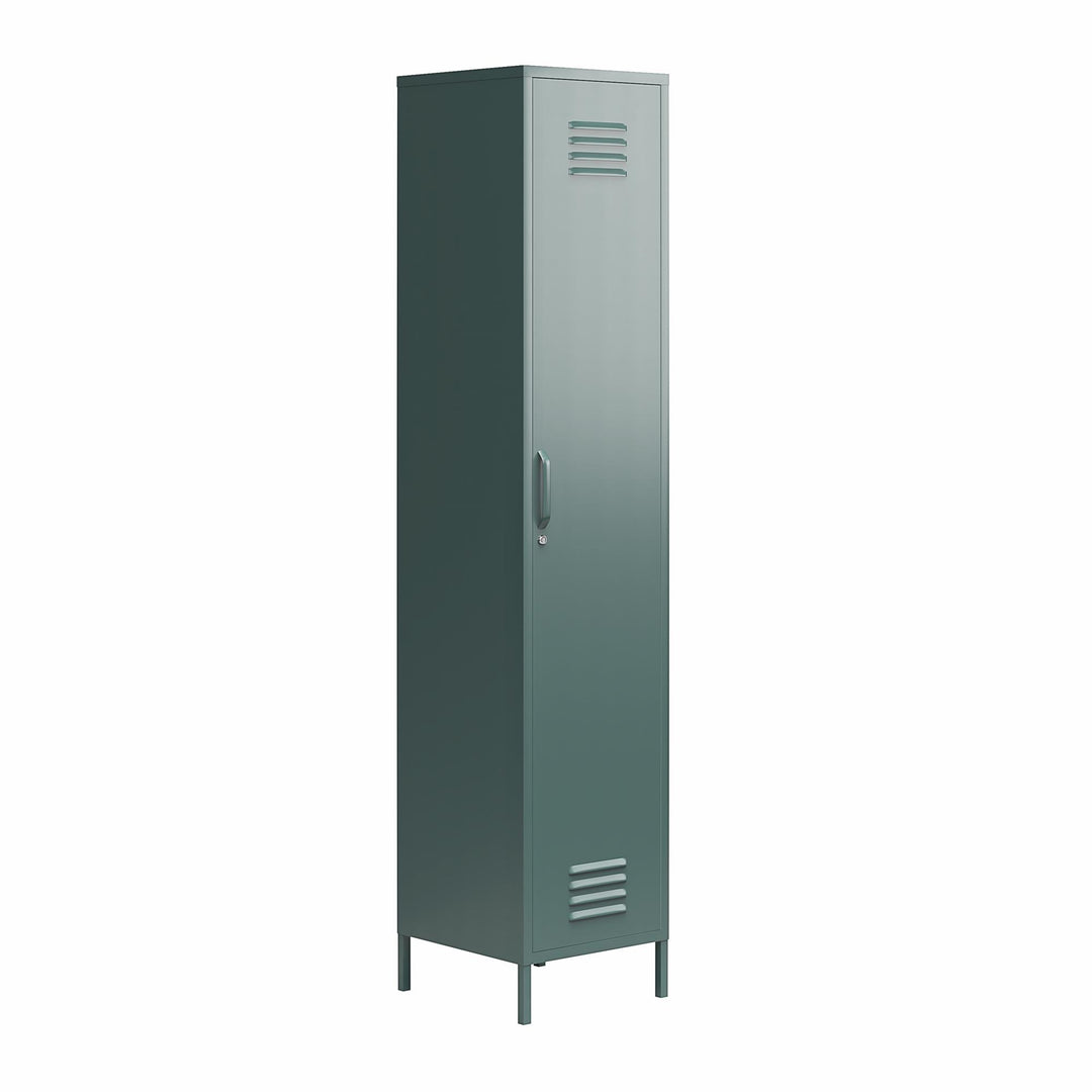 Cache Single Metal Locker Storage Cabinet - Hunter Green