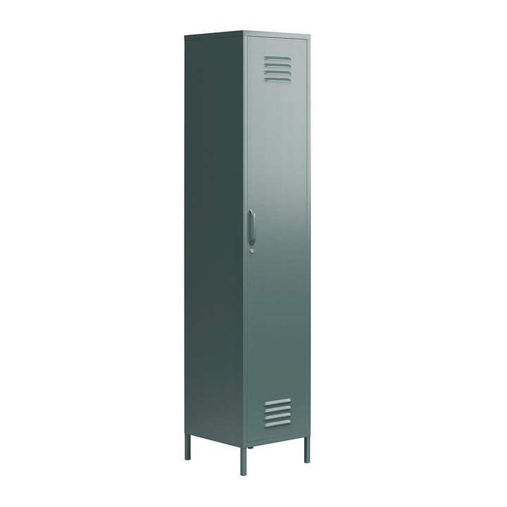 Cache Single Metal Locker Storage Cabinet - Hunter Green