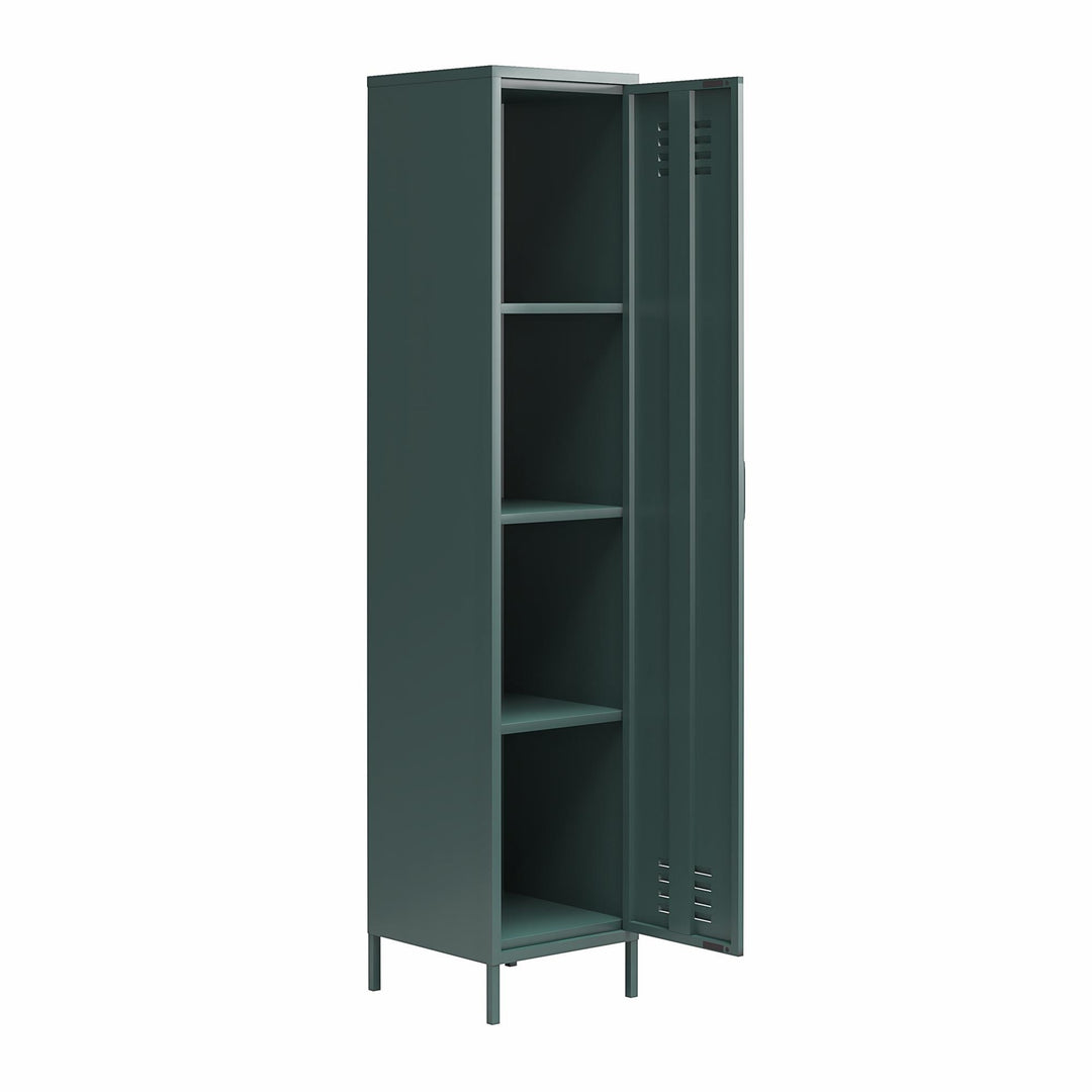 Cache Single Metal Locker Storage Cabinet - Hunter Green