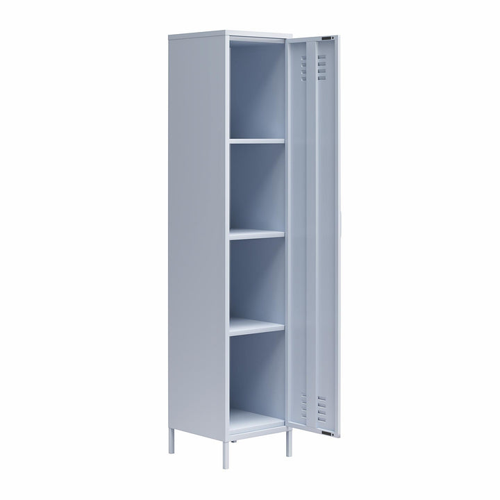 Cache Single Metal Locker Storage Cabinet - Powder Blue
