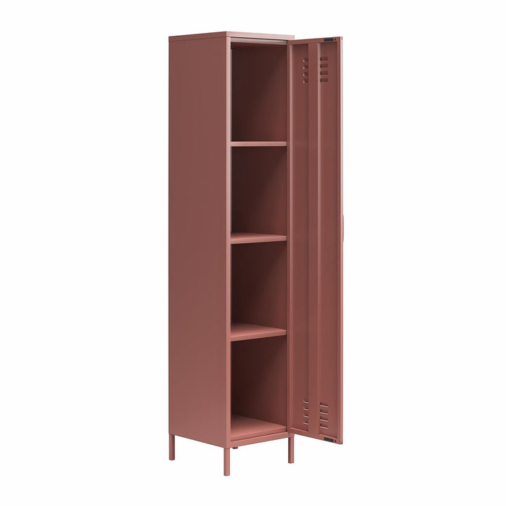 Cache Single Metal Locker Storage Cabinet - Dusty Rose