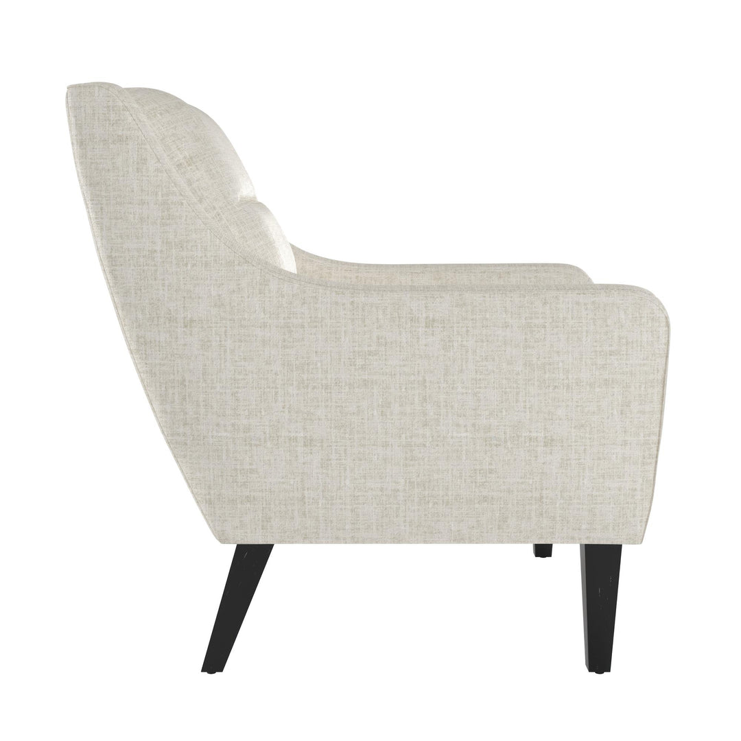 Eleanor Boucle Accent Chair - Beige - 1-Seater