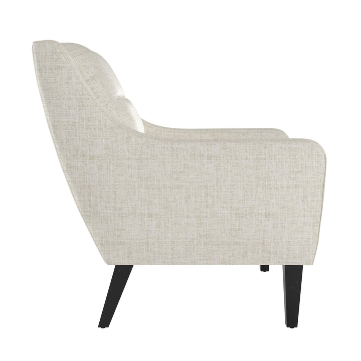 Eleanor Boucle Accent Chair - Beige - 1-Seater