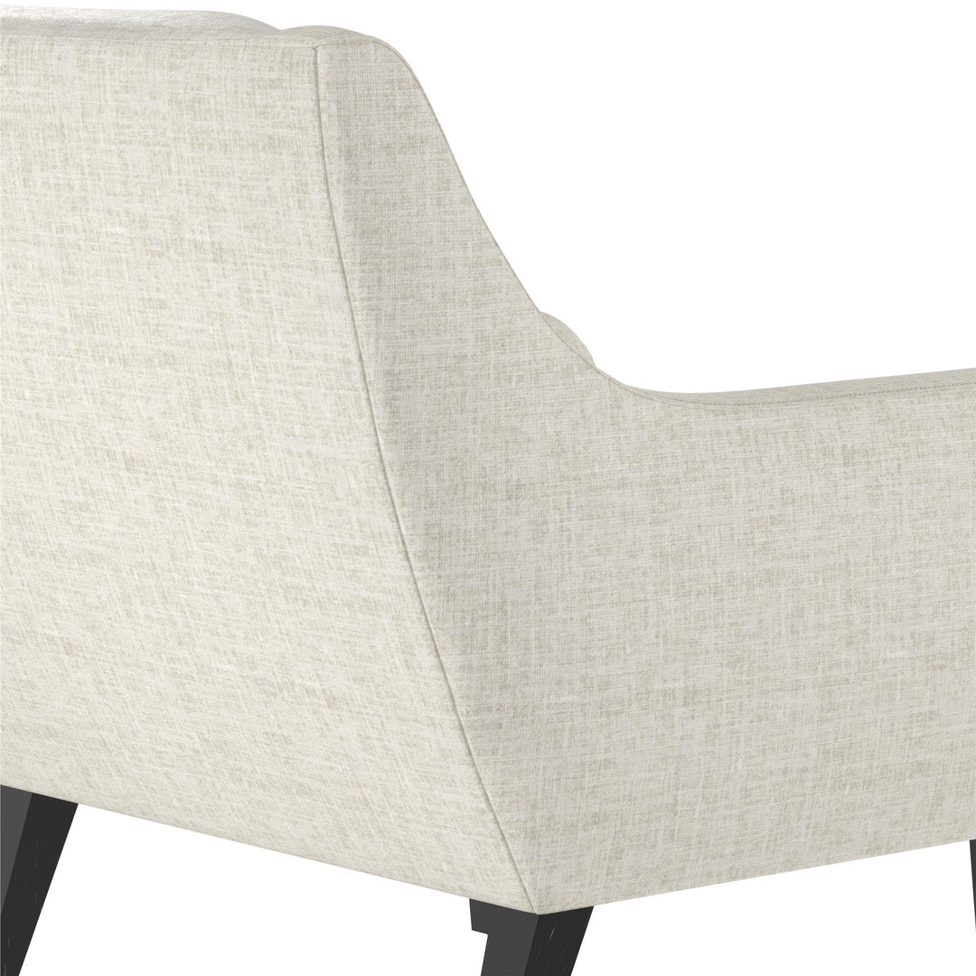 Eleanor Boucle Accent Chair - Beige - 1-Seater